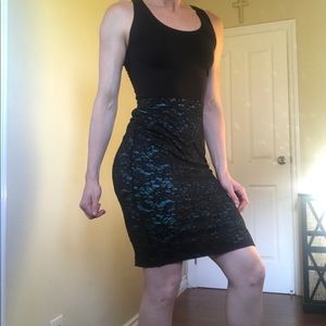 5 for $15 // High waisted lace skirt